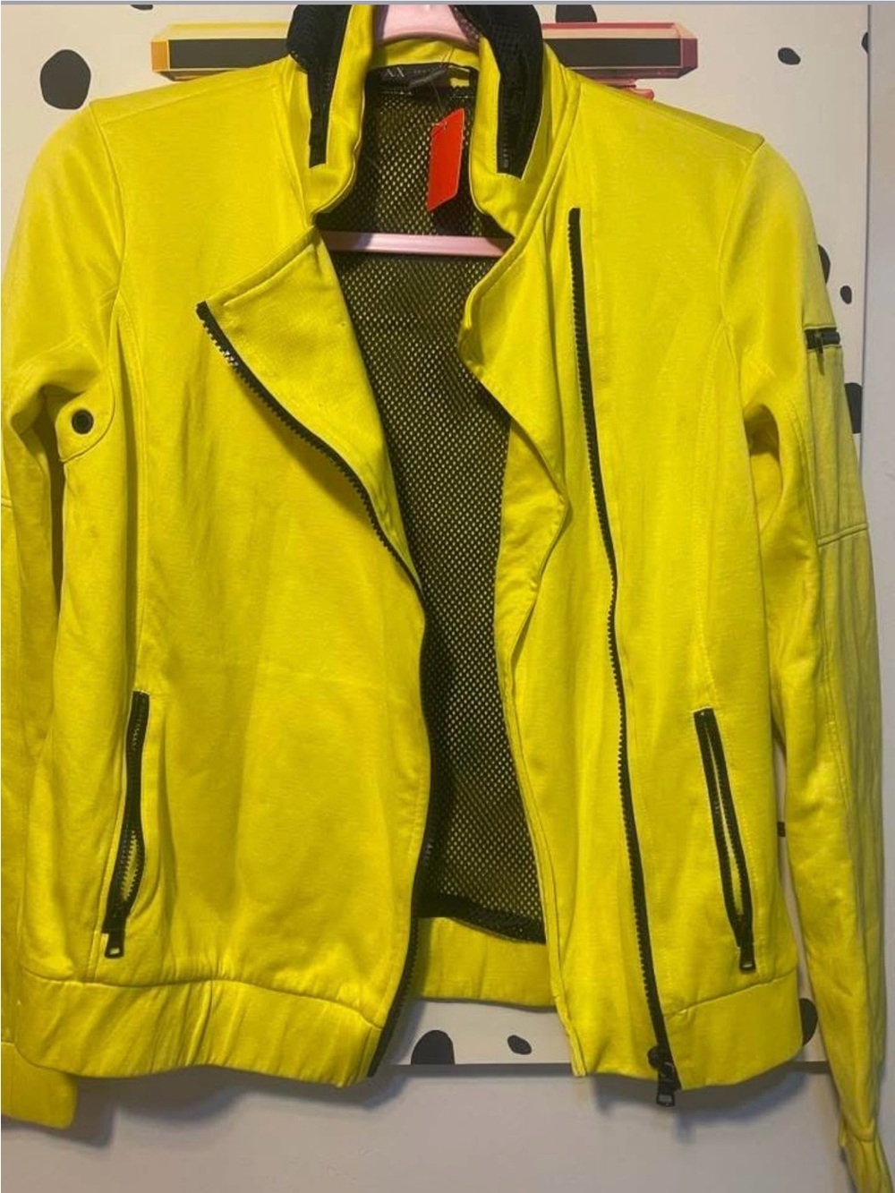 Women’s Bright Lime Green Jacket - Lightweight Zip Front